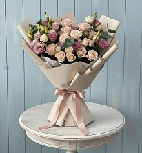 Букет цветов из:  Розы и Лизиантусы #REPLACE_PRED# Пригородном Курской области