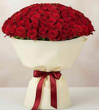 Букет 101 Красная роза Милано в Пригородном Курской области