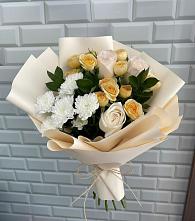 Букет цветов из:  Розы и Хризантемы #REPLACE_PRED# Пригородном Курской области