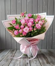 Букет Розовый кустик в Пригородном Курской области