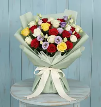 Букет цветов из:  Розы в Пригородном Курской области
