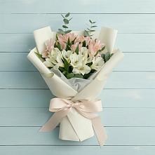 Букет цветов из:  Альстромерии в Пригородном Курской области