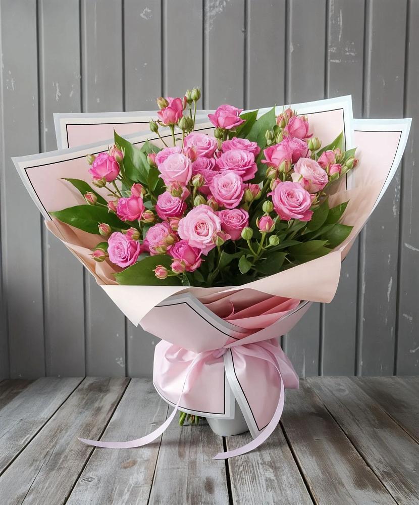 Букет Розовый кустик в Пригородном Курской области