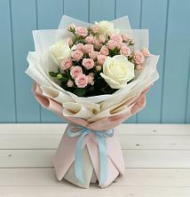 Букет цветов из:  Розы в Пригородном Курской области