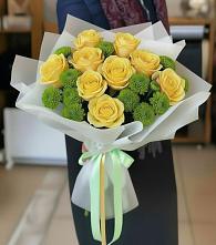 Букет цветов из:  Хризантемы и Розы #REPLACE_PRED# Пригородном Курской области
