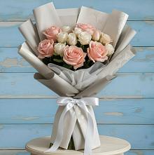 Букет цветов из:  Розы #REPLACE_PRED# Пригородном Курской области