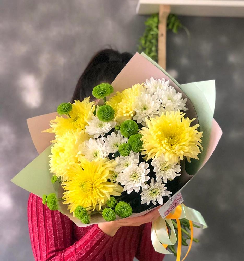 Букет цветов из: Хризантемы в Пригородном Курской области