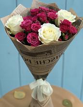 Букет цветов из:  Розы в Пригородном Курской области