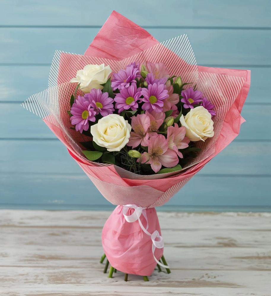 Букет цветов из: Герберы в Пригородном Курской области