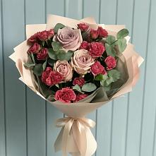 Букет цветов из:  Гвоздики и Розы #REPLACE_PRED# Пригородном Курской области