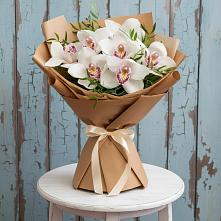 Букет цветов из:  Орхидеи и Розы в Пригородном Курской области